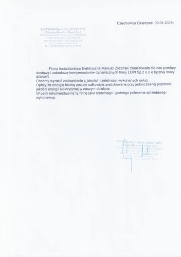 Referencje makarony